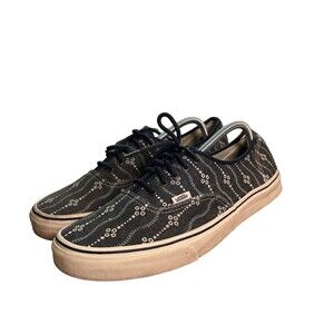 Vans Mood Indigo Navy Blue White Men's Skate Sneakers Shoes Men’s Size 12